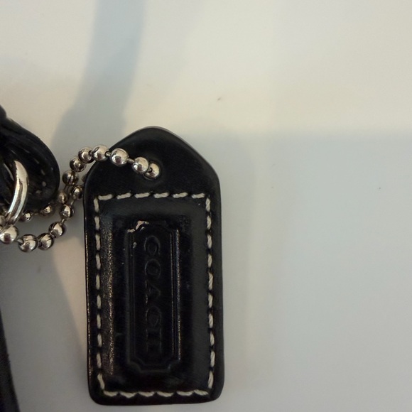 Coach Black and Tan Signature Wristlet - Picture 2 of 5